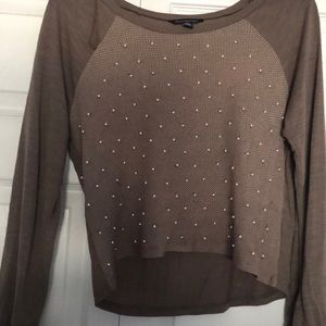 AEO pearl crop top